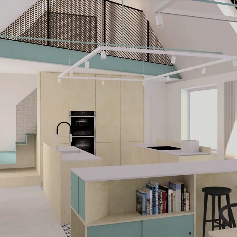 Archipelago House – residential reconfiguration project in Cardiff by Studio Gennaio