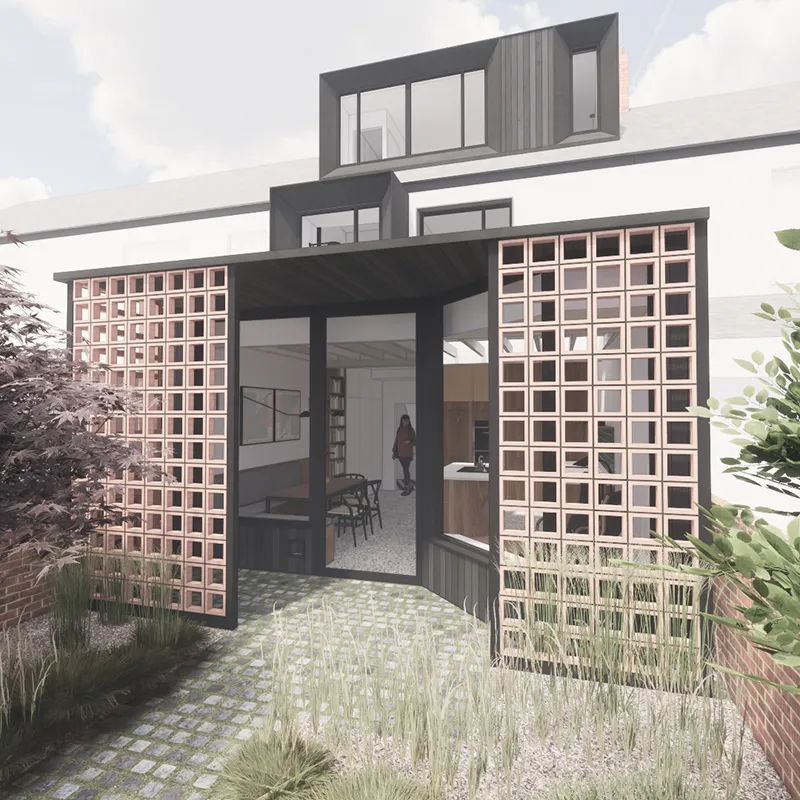 Bernard House – residential extension project in Cardiff by Studio Gennaio